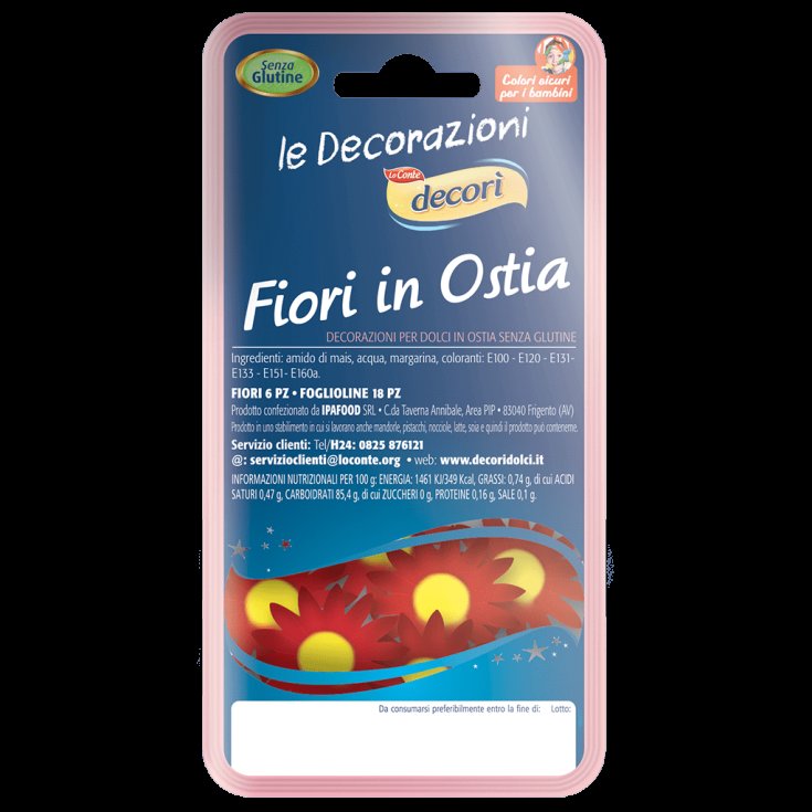 IPAFOOD RED OSTIA DAISIES