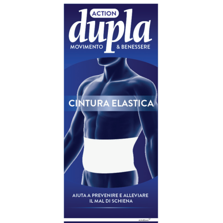 Dupla Action White Elastic Belt 4 Alfasigma 1 Piece