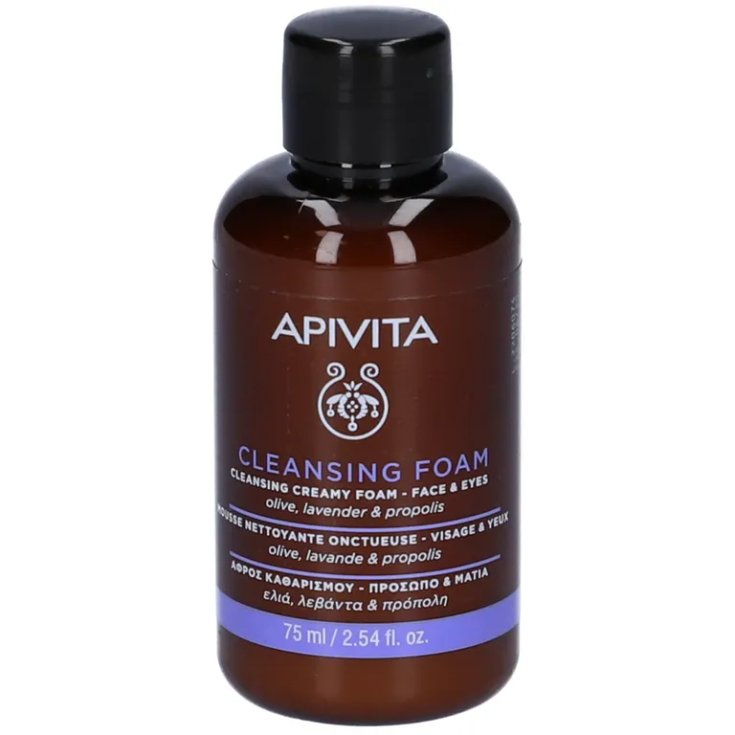 APIVITA MINI FACE&EYE FOAM75ML