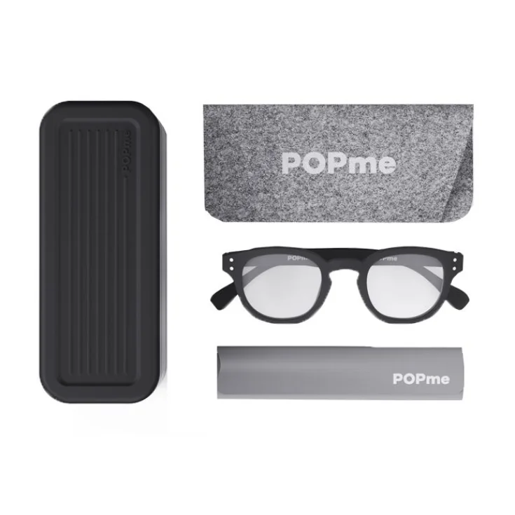 POPME GLASSES BLACK LICOR +1