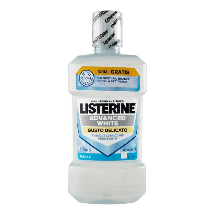 LISTERINE NEW ADV WHITE MILD 600ML