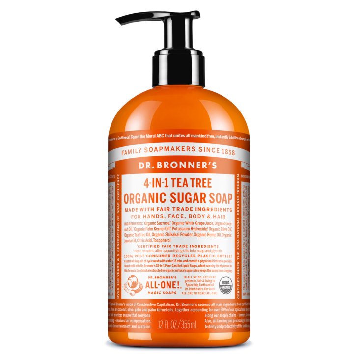 DR BRONNER'S ORG TEA TREE 355ML