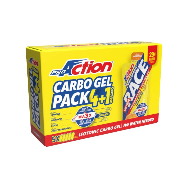 PROACTION CARBO GEL PACK 4+1