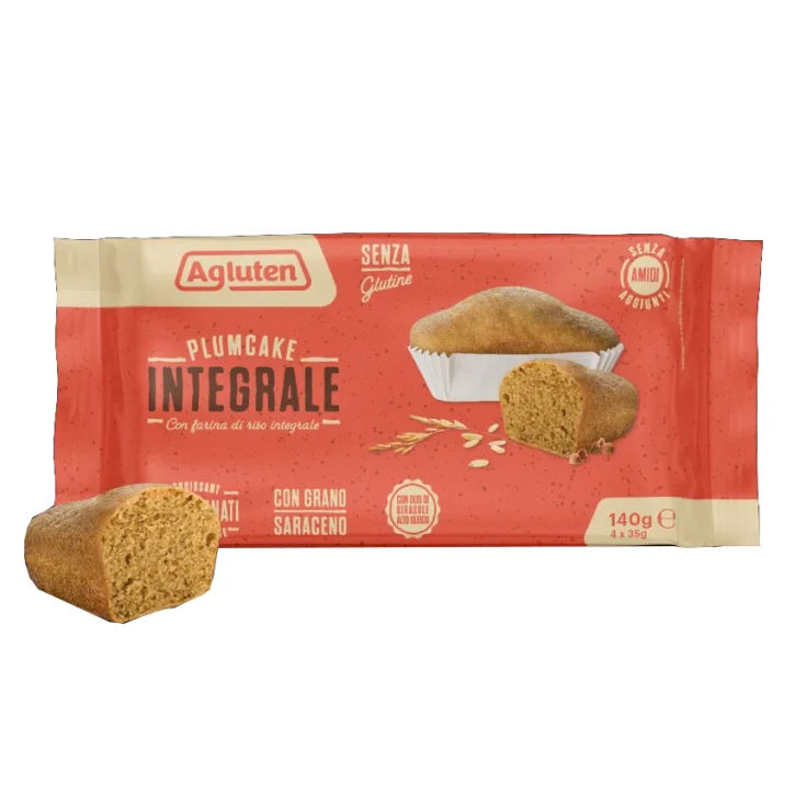 AGLUTEN WHOLEMEAL PLUMCAKE 4PCS