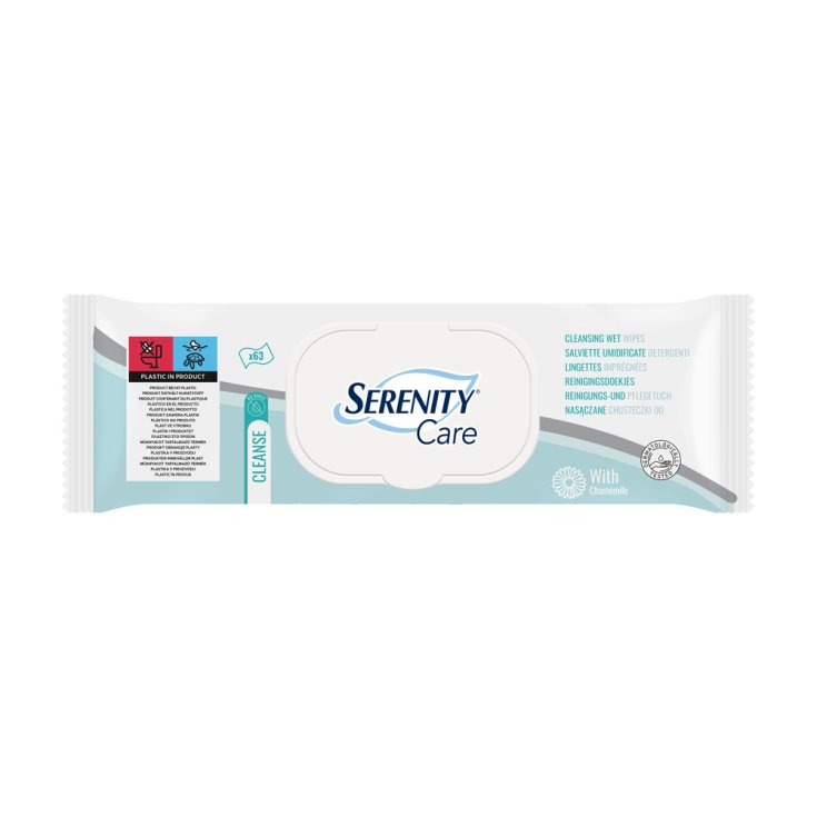 SERENITY WIPES DET 63PCS