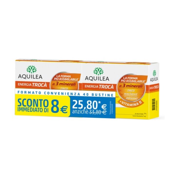 Trocà Energy + Vitamin D Aquiilea 40 Bipack Sachets