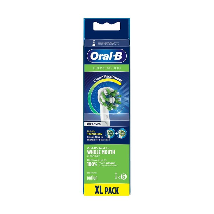 ORALB PW REFILL CROSSACTION5PCS