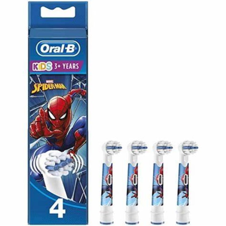 ORALB PW REFILL SPIDERMAN 4PCS