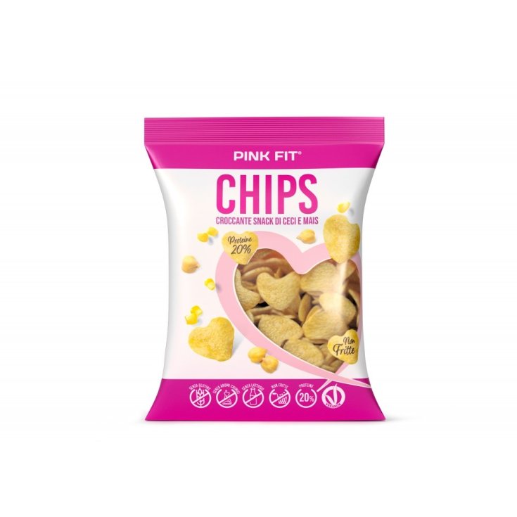 PINK FIT CHIPS CHICKPEAS CORN 25G