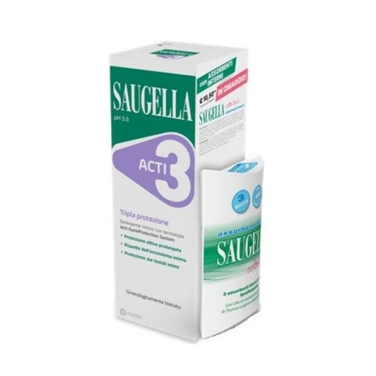 SAUGELLA ACTI3 250ML + ABSORBENT