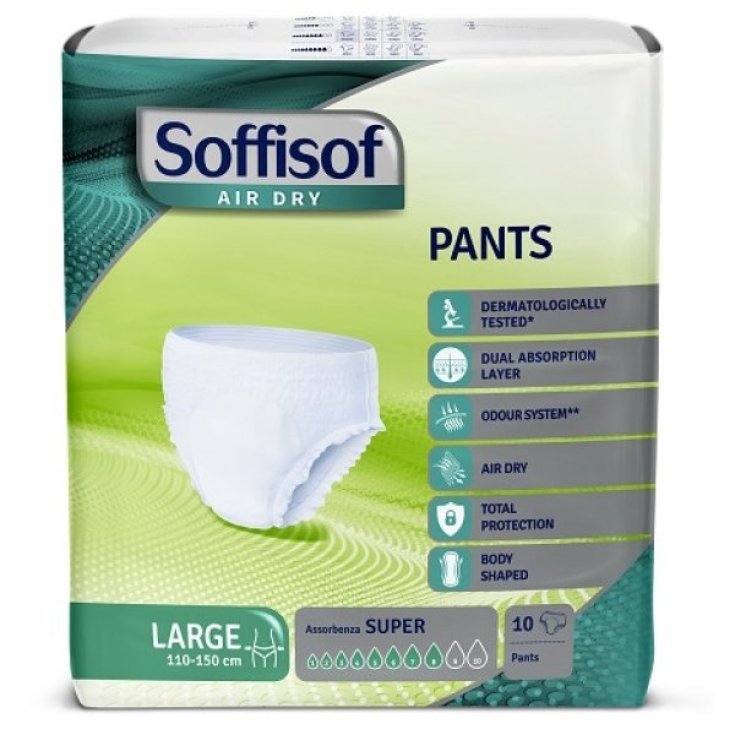 SOFFISOF AIR DRY PANTS SUP L