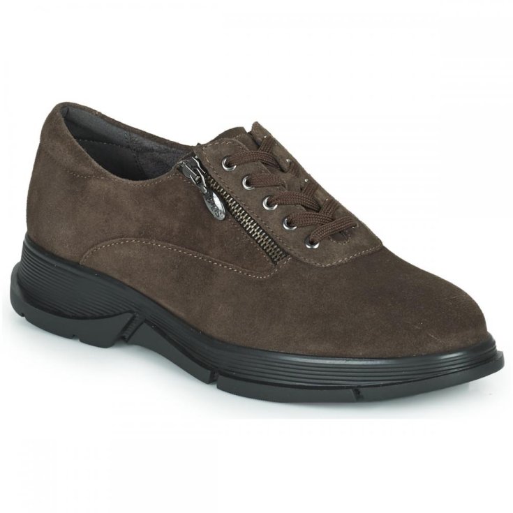BRISTOL ZIP SUEDE W DK GRAY 37