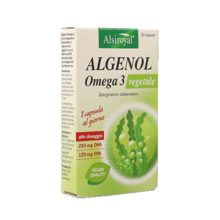 ALGENOL OMEGA 3 VEGETABLE 30CPS