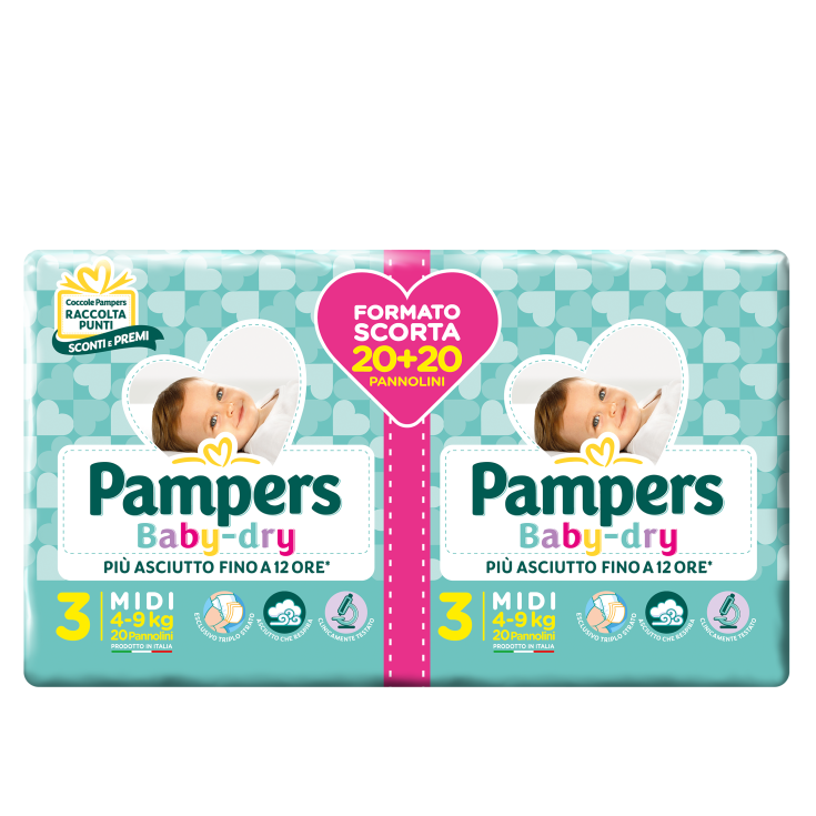 PAMPERS BD DUO DOWNCOUNT M 40P