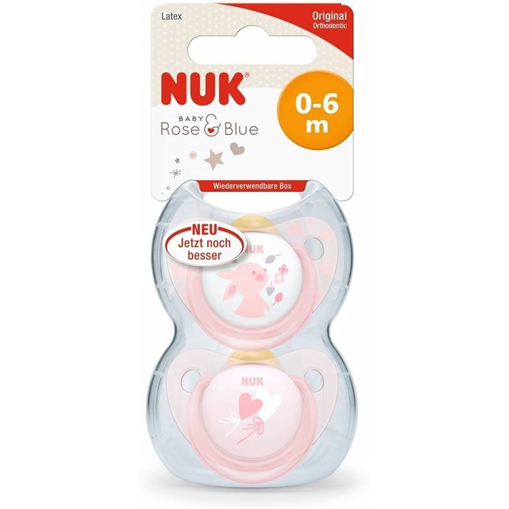 NUK SUCCH R&B MILK PINK 0-6M