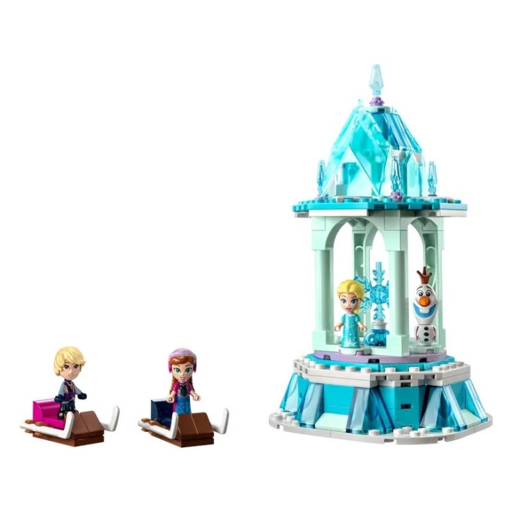 Anna and Elsa's magic carousel
