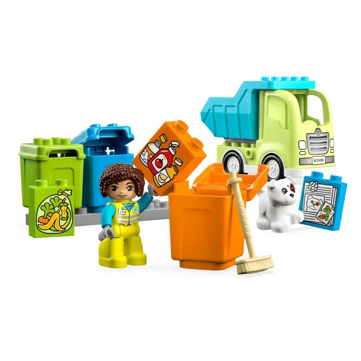 Waste recycling truck