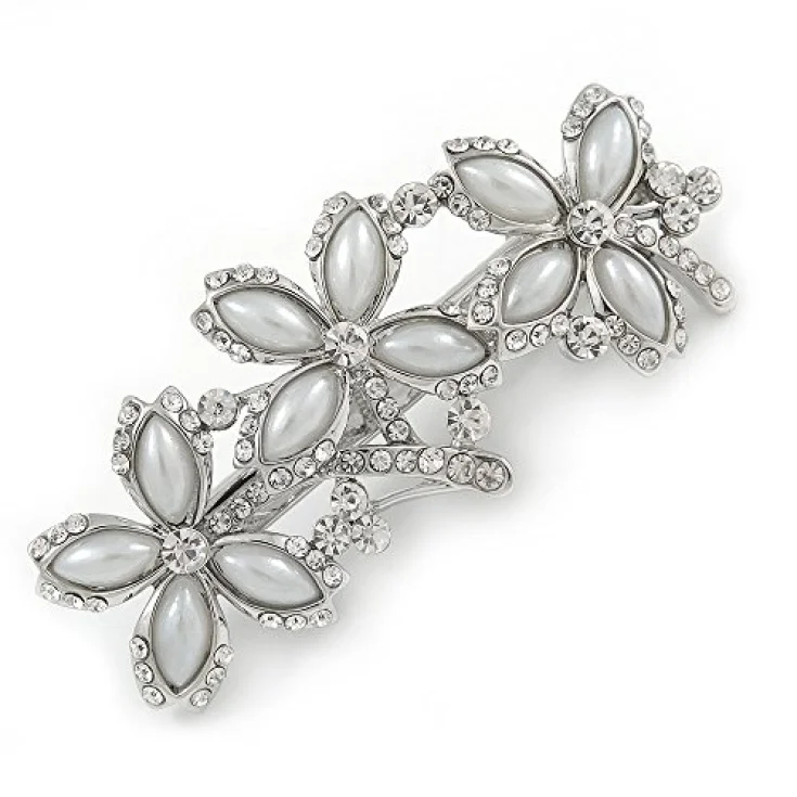 BECCO 3 RHINESTONE FLOWERS