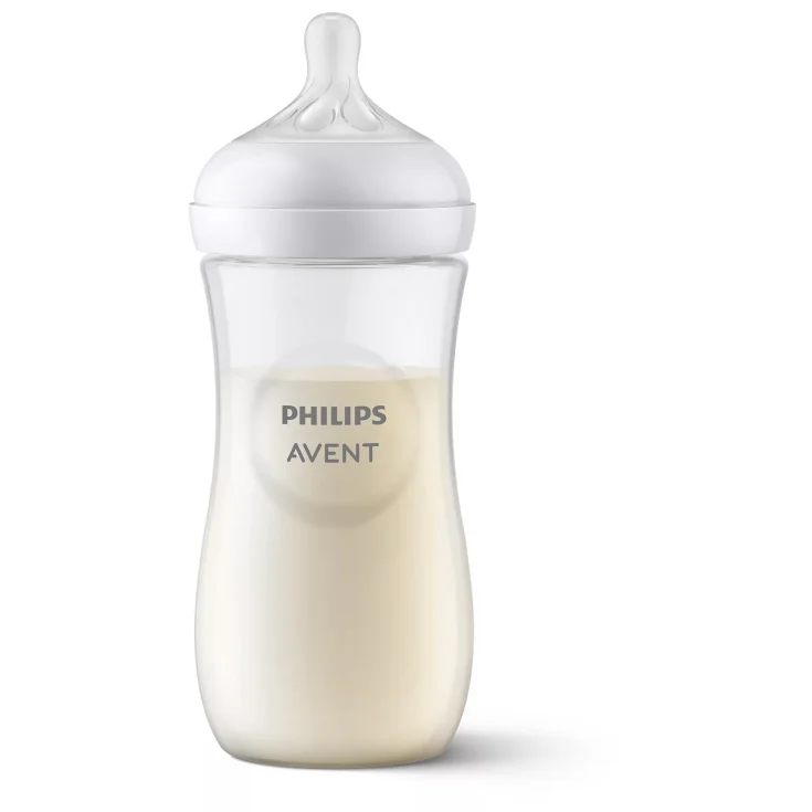 AVENT BIB NAT 3,0 TRANSP. 330ML