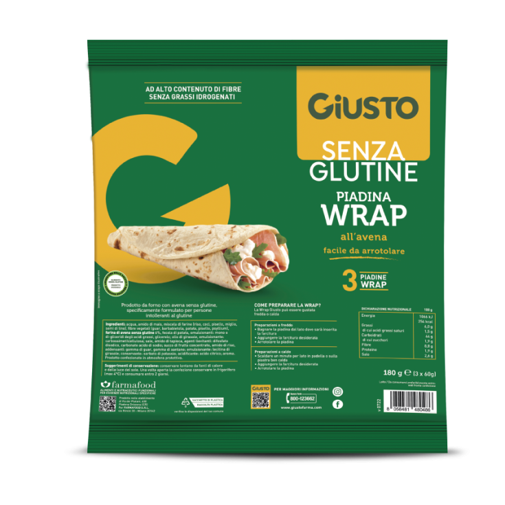 RIGHT S/G WRAP OATS 3X60G