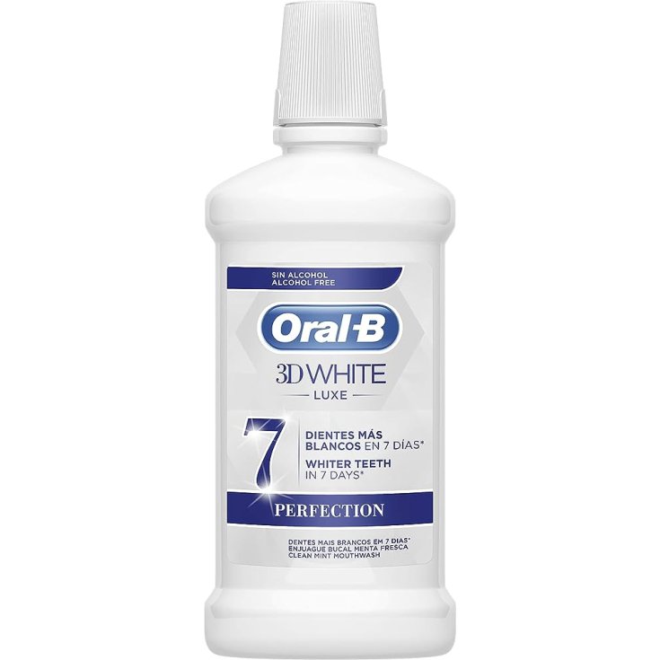 ORALB 3D WHITE MOUTHWASH500ML