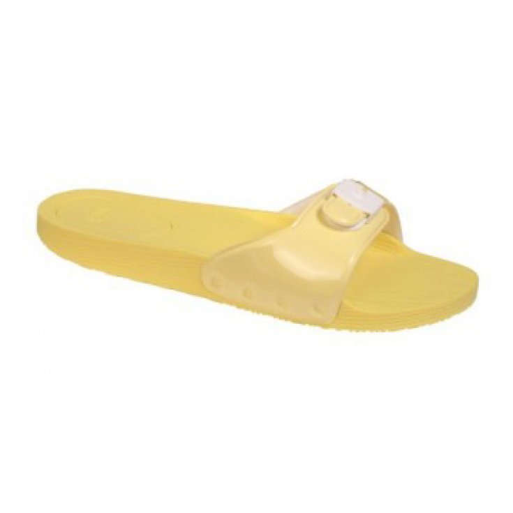 SCHOLL POP SYNPAT W YELLOW 39