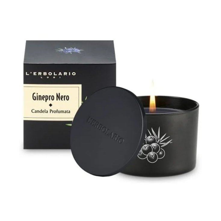 BLACK JUNIPER CANDLE WITH COVER