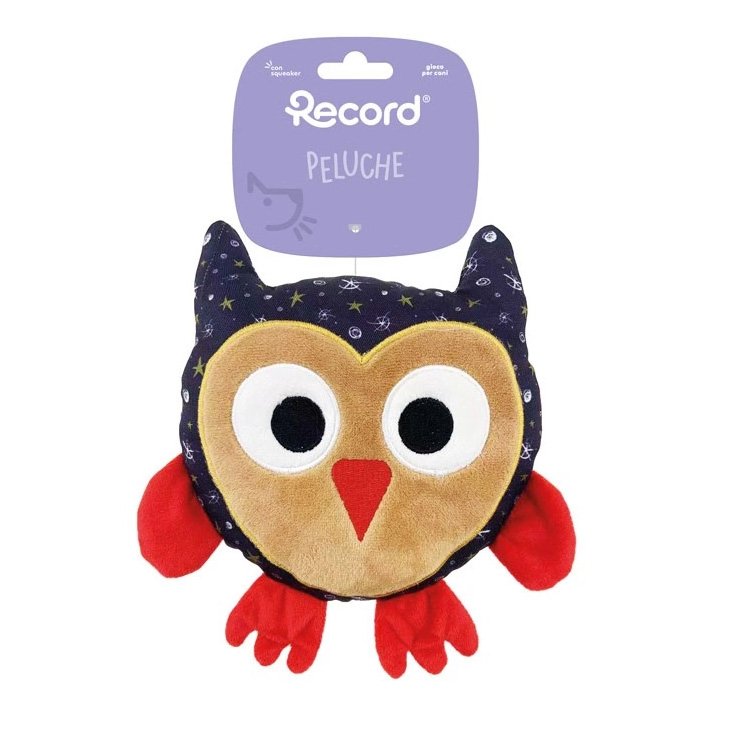 RECORD PLUSH OWL 19X8X3CM