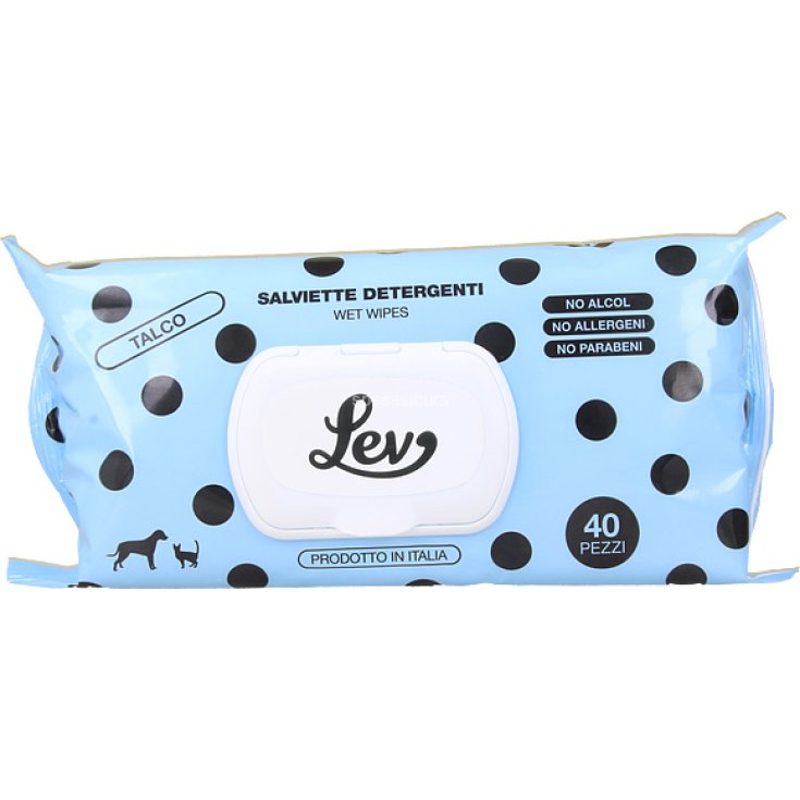 LEV WIPES 22X28 TALC 40PCS