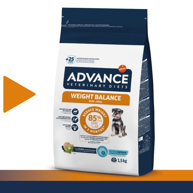 ADVANCE D DOG WEI BAL MI 1,5KG