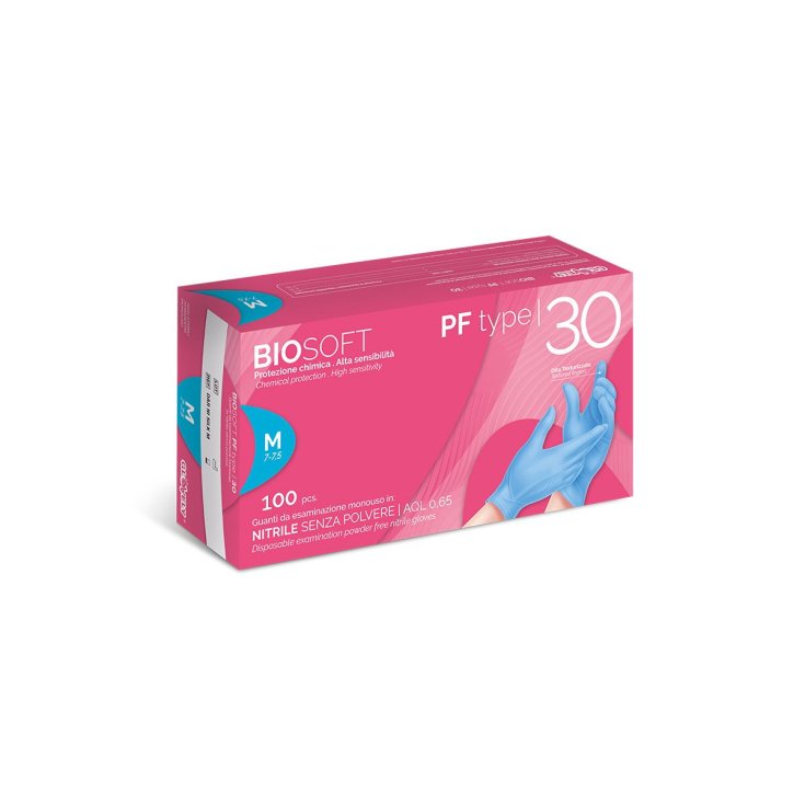 BIOSOFT PF 30 GLOVE S 100PCS