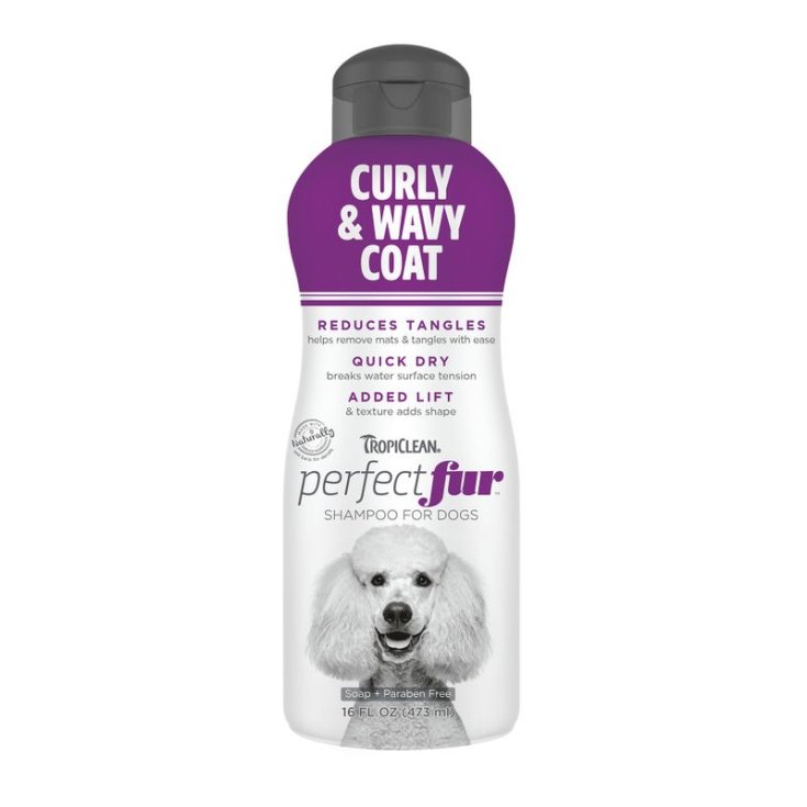 TROPICLEAN SHAMPOO CURLY&WAVY COAT 473M