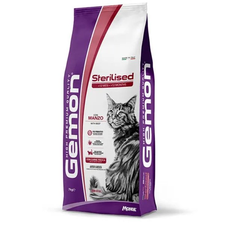 GEMON CAT STERILIZED BEEF 7 KG