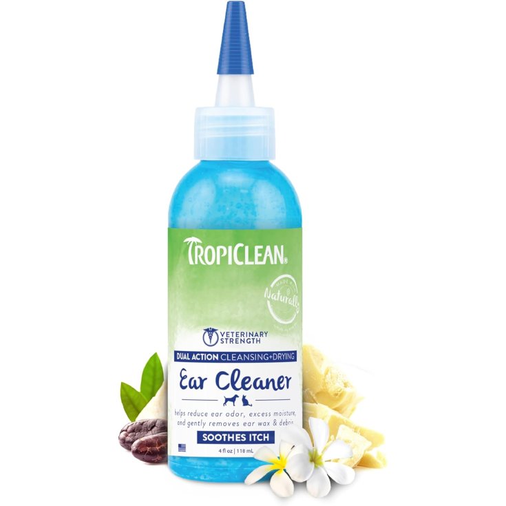 TROPICLEAN DUAL ACTION EAR CLEANER 118M