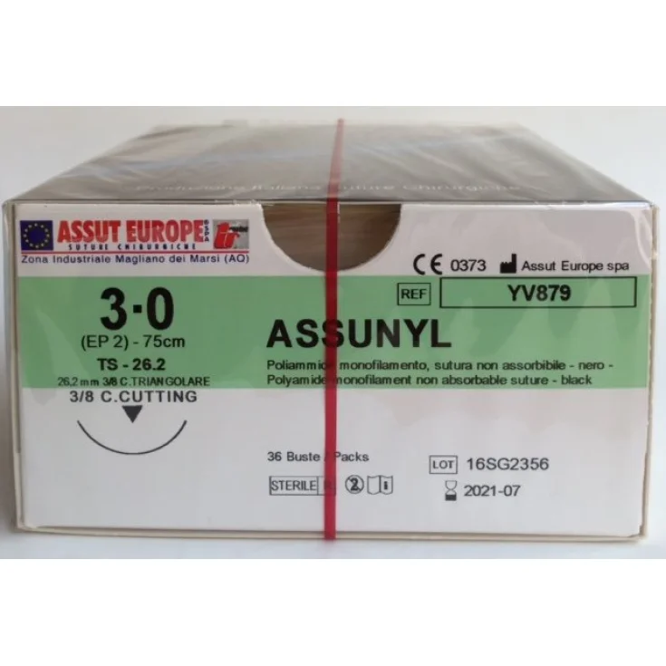 ASSUT - ASSUNYL NEEDLE TRI.26,2MM D.2(3/0)