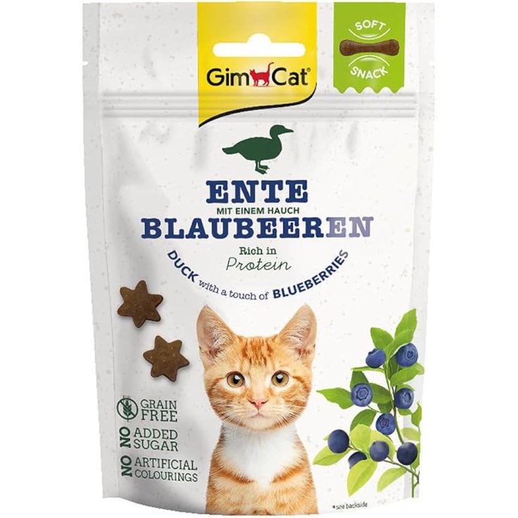 GIMCAT SOFT DUCK BLUEBERRY 60G