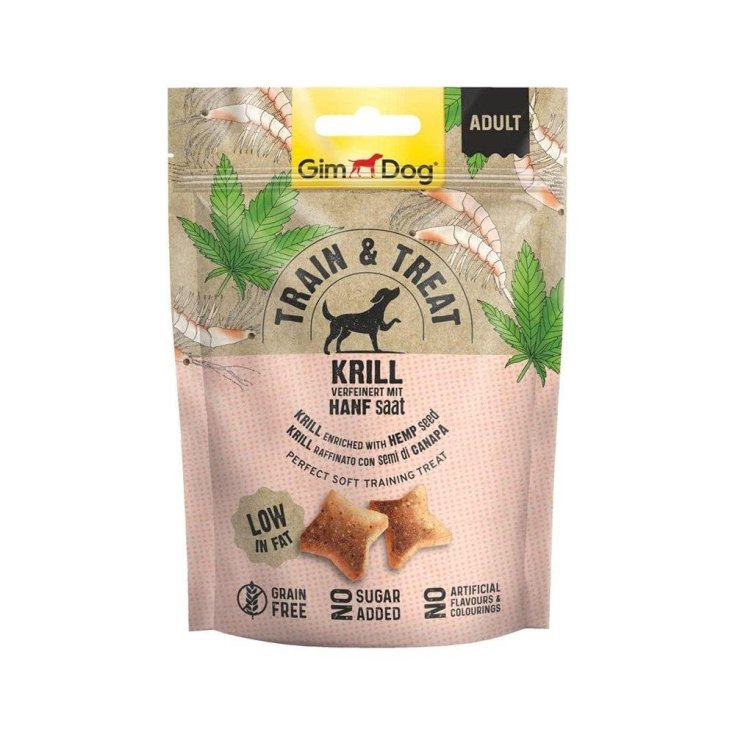 GIMDOG TRAIN & TREAT KRILL & HEMP 125