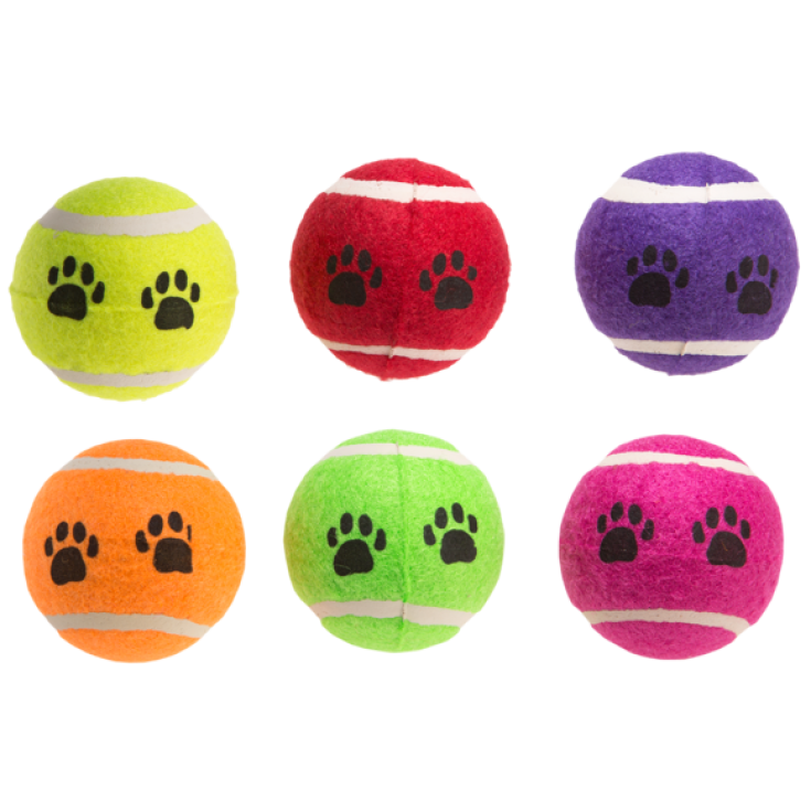 "GIMDOG TENNIS BALLS SET 6PCS 2.5"""