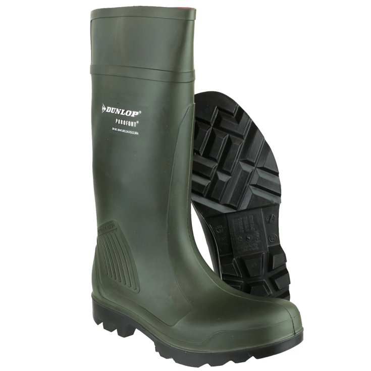 PUROFORT GREEN DUNLOP BOOTS MIS39DLM