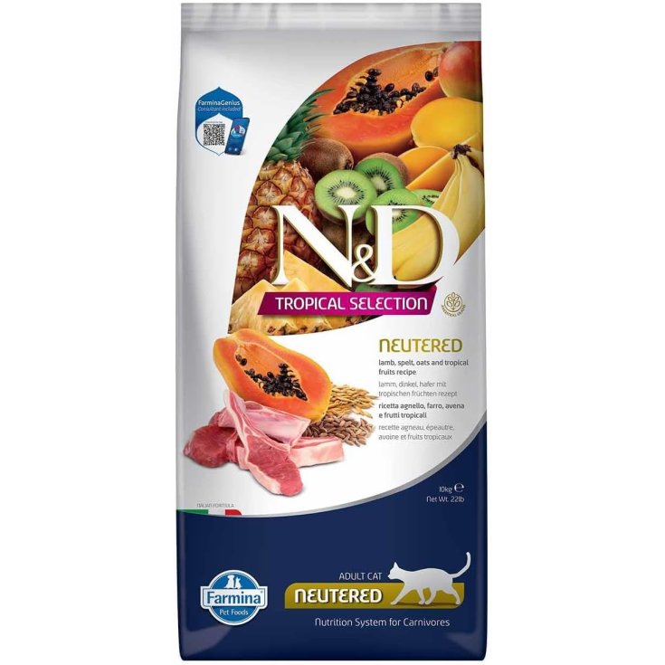 N&D CAT TROPICAL LAMB NEUTERED 10 KG