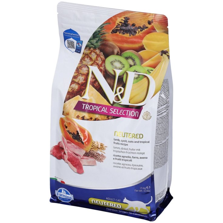 N&D CAT TROPICAL LAMB NEUTERED 1,5 KG