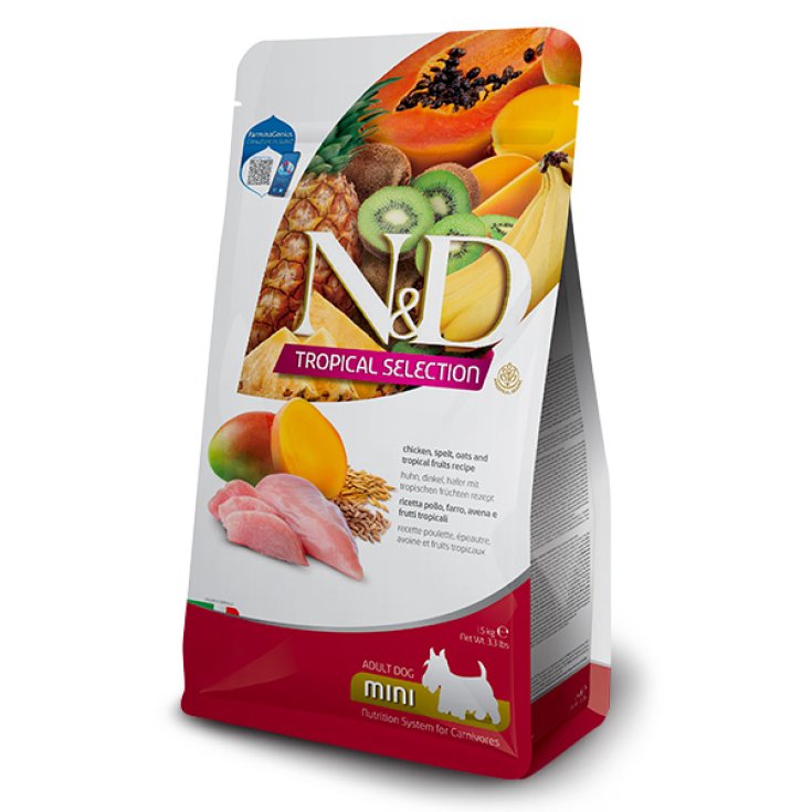 N&D DOG TROPICAL CHICKEN AD. MINI 5 KG N&D DOG TROPICAL CHICKEN AD. MINI 5 KG
