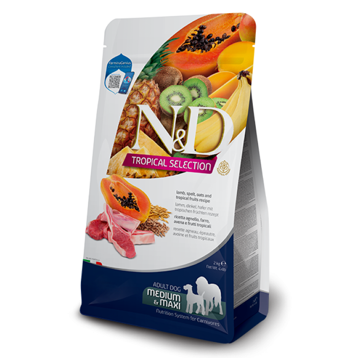 N&D DOG TROPICAL LAMB AD. MED/MAX 10KG