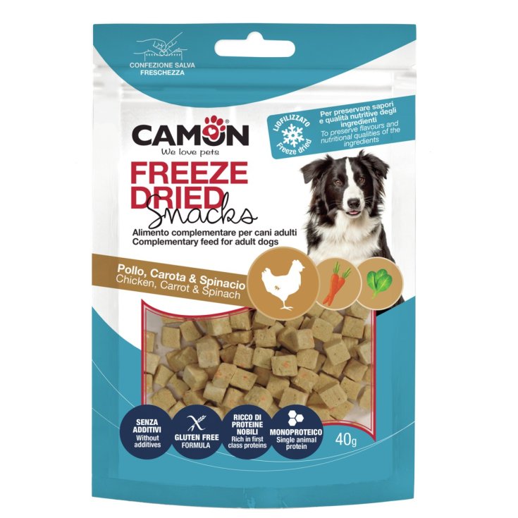 LIOFI CHICKEN DICE WITH CARROTS-SPINACH 40G