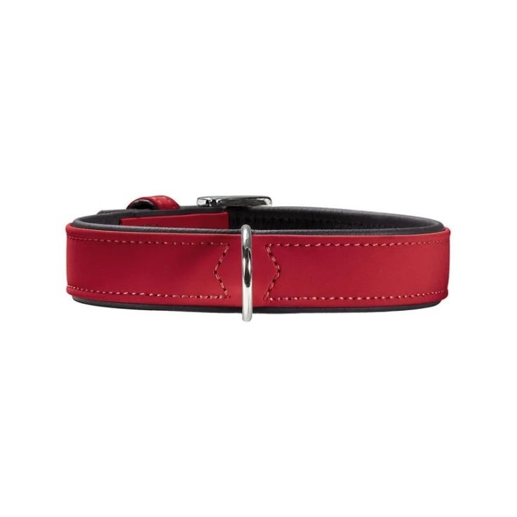 SOFT COLLAR BLACK/RED 25X550MM