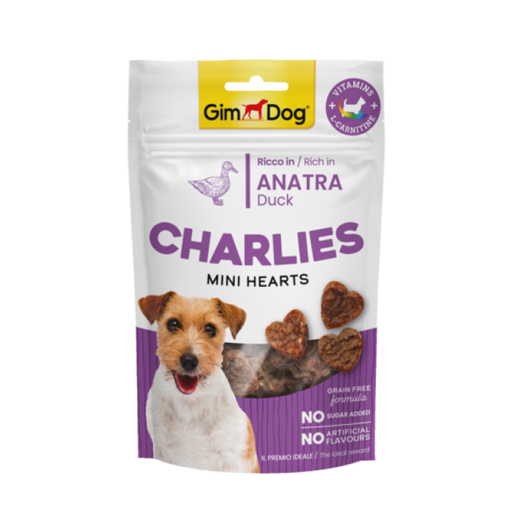 GD CHARLIES DUCK HEART 70G