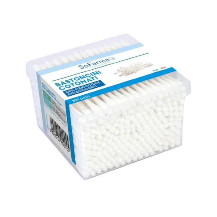 SOFARMAPIU' BASTONC COT 200PCS