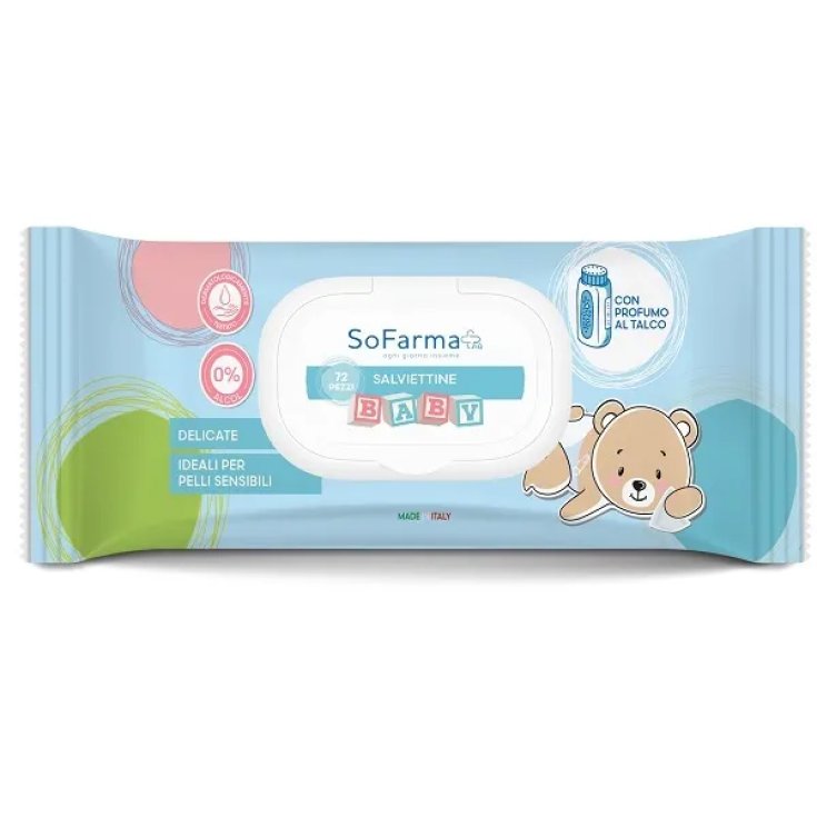 SOFARMAPIU' TALC WIPES