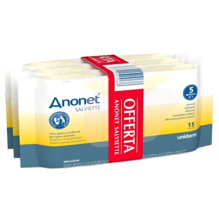 ANONET WIPES 3X15PCS