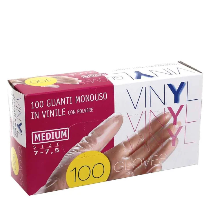 BIOSOFT VINYL GLOVE L 100PCS